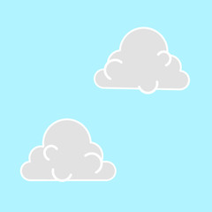 cute fluffy cloud vector file