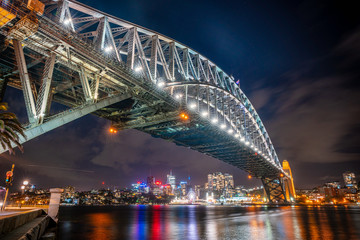 Fototapeta na wymiar sydney harbour bridge