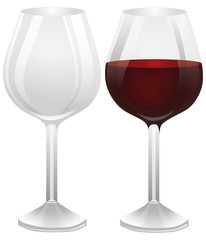 glass of red wine