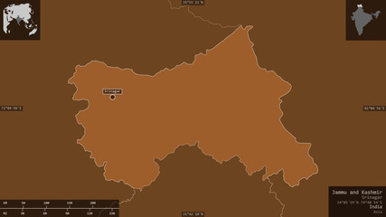 Jammu and Kashmir, India - composition. Pattern © Yarr65