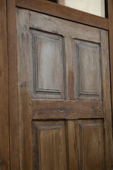 restoration of ancient walnut door