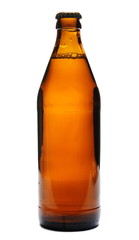 Beer bottle isolated on white, with clipping path 