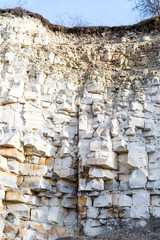 outcrop of limestone