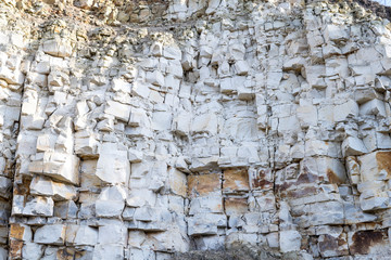 detail of limestone rocks