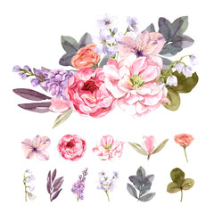 bouquet floral for design