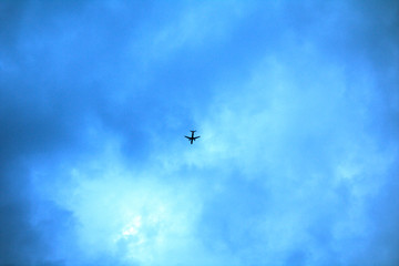 airplane in the sky,fly, clouds,transportation,jet, travel, flight,