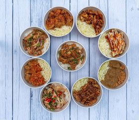 Mixed Selection of Fried Chicken Dishes  21