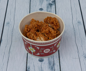 Fried Chicken in a Bowl