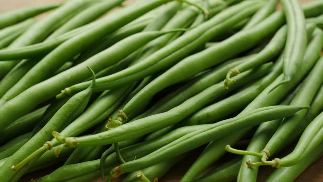 Green beans close up. Food background
