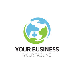 Dog and Cat Health Logo for Animal health, veterinary, medical business