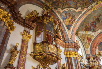 Obraz premium Prague Loreta, interior of Church
