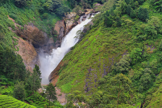 Attukad waterfalls near munnar, India