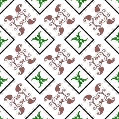 textile seamless design pattern in illustrator