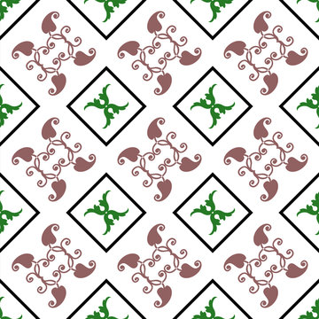 textile seamless design pattern in illustrator