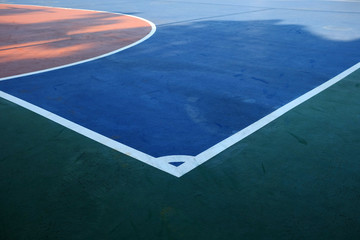 Corner of Futsal Court Background.