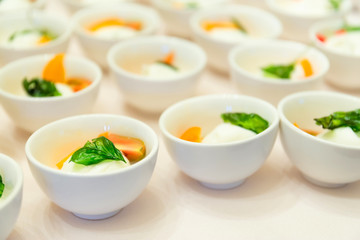 variety Appetizers and finger food