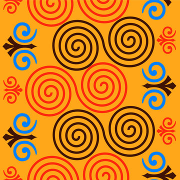 textile seamless design pattern in illustrator