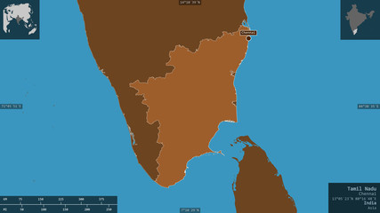 Tamil Nadu, India - composition. Pattern