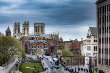 York in the North of England in early spring