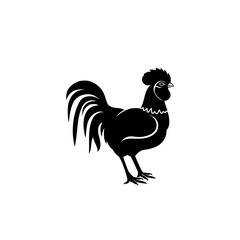 Rooster icon isolated on white background. Rooster icon in trendy design style