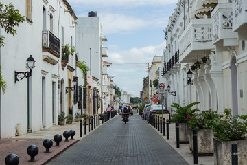 A street in the French colonial zone, Santa Domingo, Dominican Republic, Caribbean