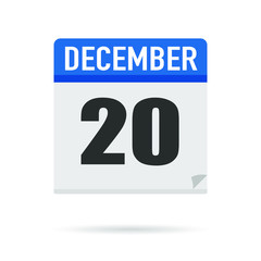 Blue Calendar icon flat style. Date, day, month. Vector illustration background for reminder, app, UI, event, holiday, office document and logo. isolated object and symbol. from year collection