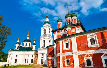 Fototapeta na wymiar Epiphany monastery in Uglich - Yaroslavl Oblast, the Golden Ring of Russia