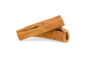 cinnamon stick on a white background isolated