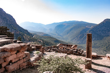 Fototapeta na wymiar Delphi Ancient Site