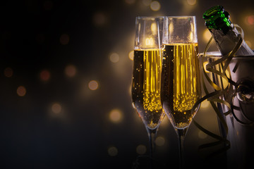 Merry Christmas and New Year holidays background