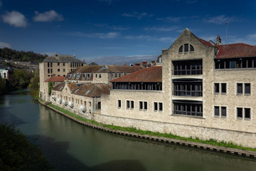 Obraz premium Bath in the West of England in early spring