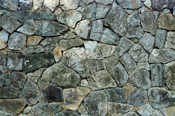 Natural Stone Wall Texture Background.