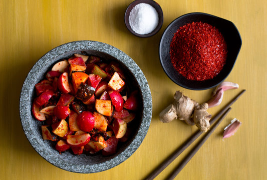 Kimchi radish pickle