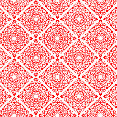 Dreamy gold color wallpaper with mandala pattern. Vector background for yoga, meditation poster.