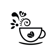 coffee icon. Cup of coffee  icon. Logo for cafe or restaurant