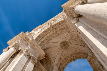Fototapeta premium Interior Design of Arco Da Rua Augusta in Lisbon