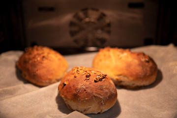 the loaf of fresh homemade bread