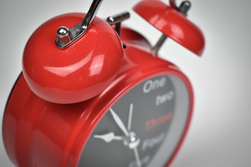 Obraz premium alarm clock on white background