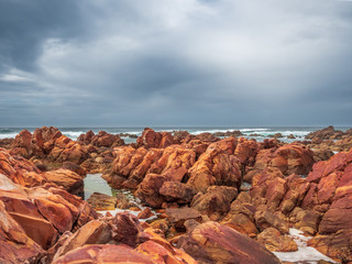 Mossel Bay South Africa with the nature rocks 