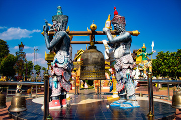 Fototapeta premium A beautiful view of buddhist temple Wat Saeng Kaew at Chiang Rai, Thailand.