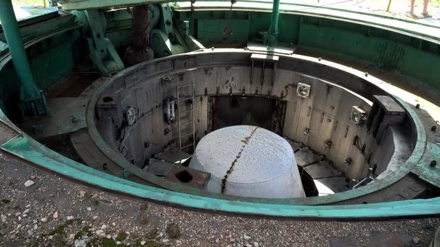launching shaft at the old soviet base, Intercontinental Soviet rocket Satan in the museum, old soviet rocket Satan in the museum, Missile defense systems, ready to launch an intercontinental ballisti
