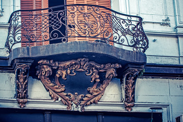 Elegant Building Facade in Buenos Aires