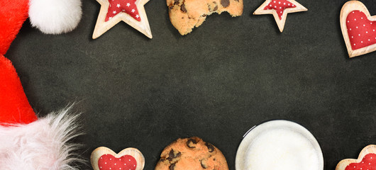 Christmas and New Year s holiday background with copy space