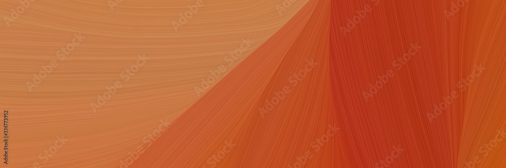 Poster elegant modern header design with coffee, sienna and peru colors. graphic with space for text or image. can be used as header or banner