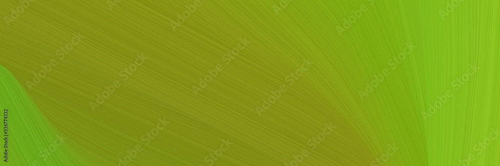 Aufkleber elegant modern banner design with olive, olive drab and yellow green colors. graphic with space for 