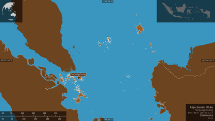 Kepulauan Riau, Indonesia - composition. Pattern