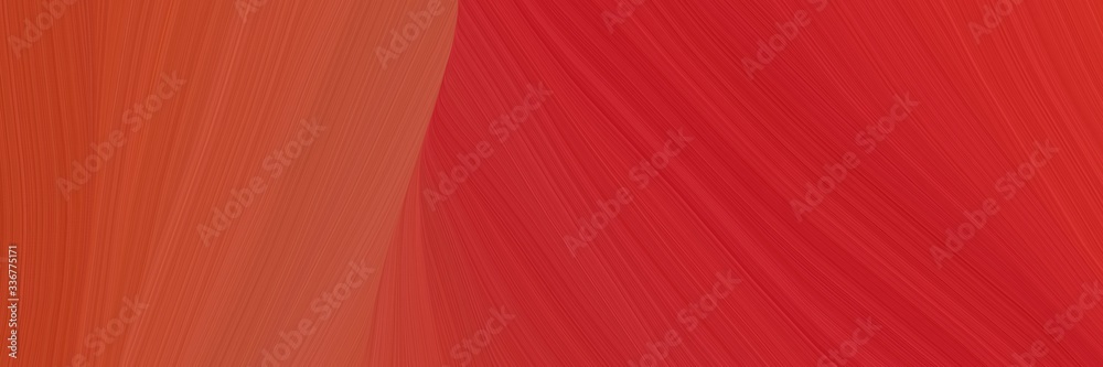 Poster elegant flowing banner design with firebrick, moderate red and coffee colors. graphic with space for text or image. can be used as header or banner