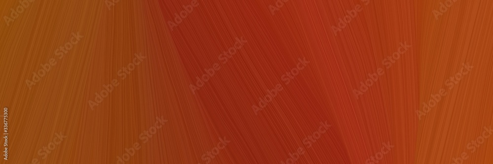 Poster elegant modern designed horizontal banner with saddle brown, sienna and maroon colors. graphic with 