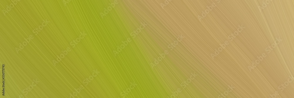 Aufkleber elegant colorful horizontal header with yellow green, dark khaki and olive colors. graphic with space for text or image. can be used as header or banner