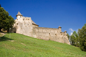 Fototapeta na wymiar Gothic castle Stara Lubowna in Slovakia